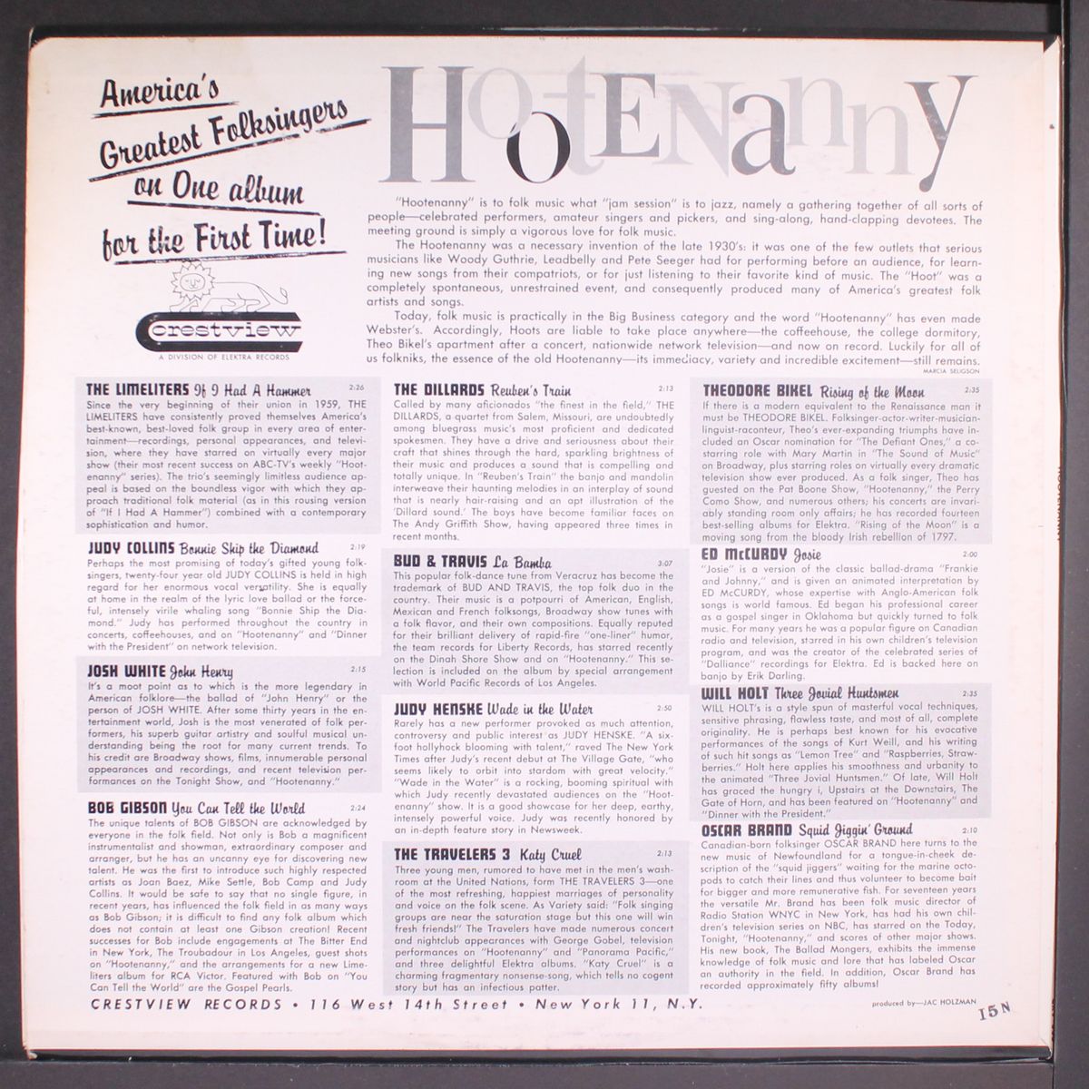 the original hootenanny by VARIOUS