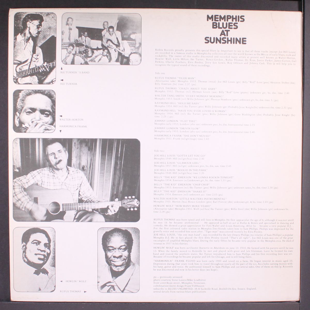 memphis blues at sunshine by VARIOUS