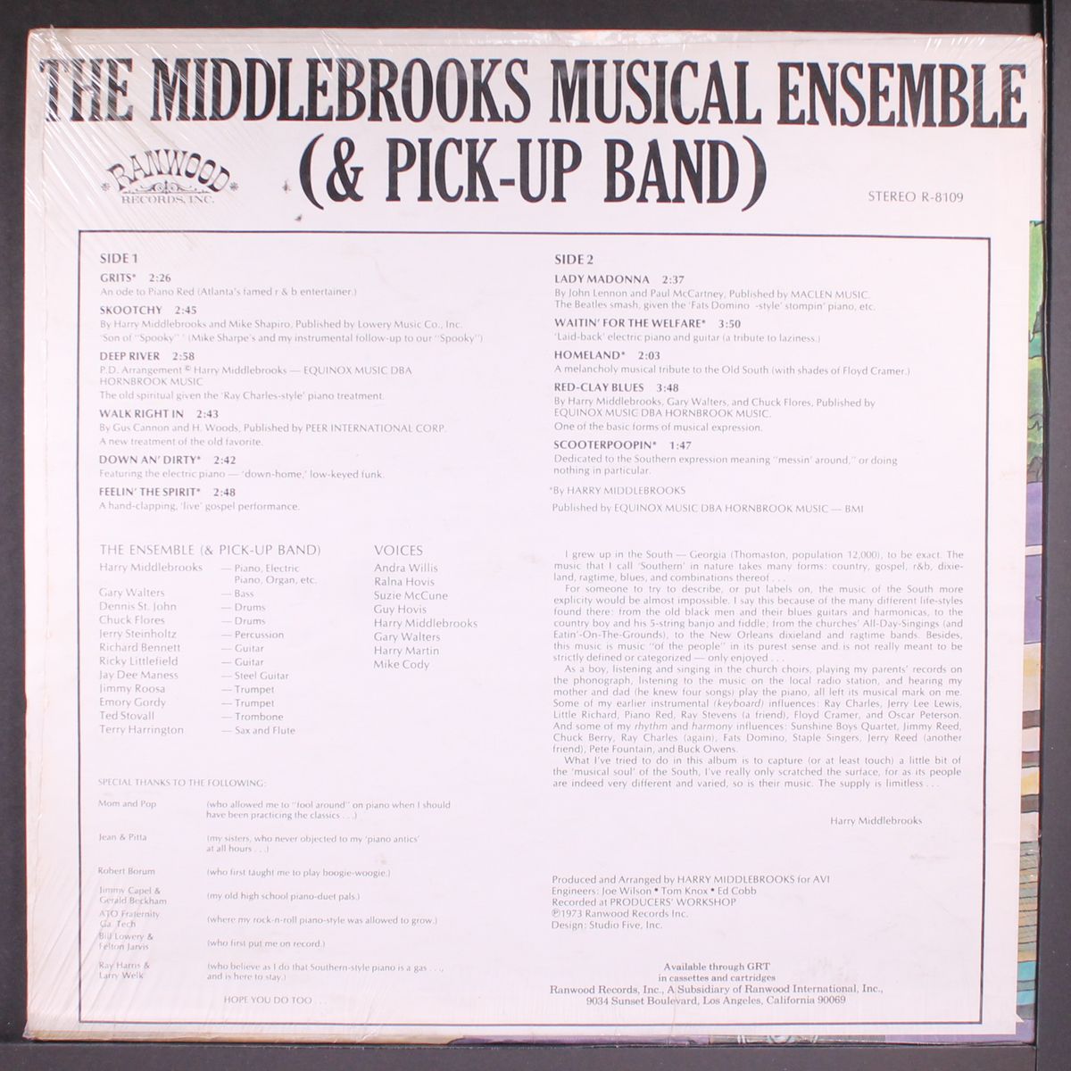 middlebrooks musical ensemble by MIDDLEBROOKS MUSICAL ENSEMBLE