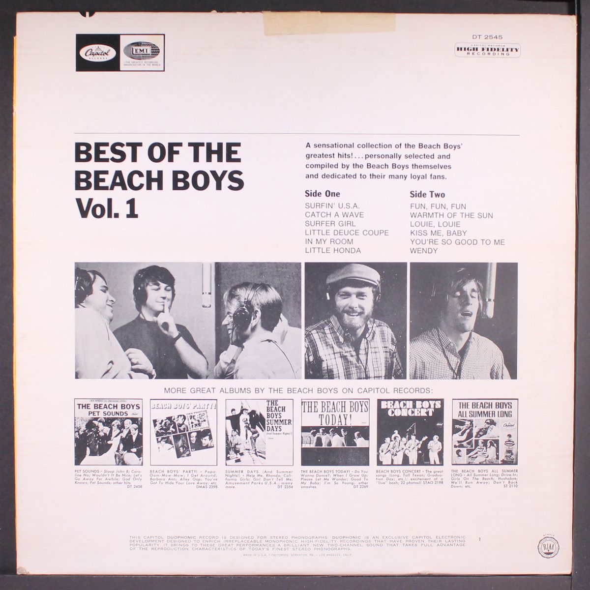 best of the beach boys, vol. 1 by BEACH BOYS