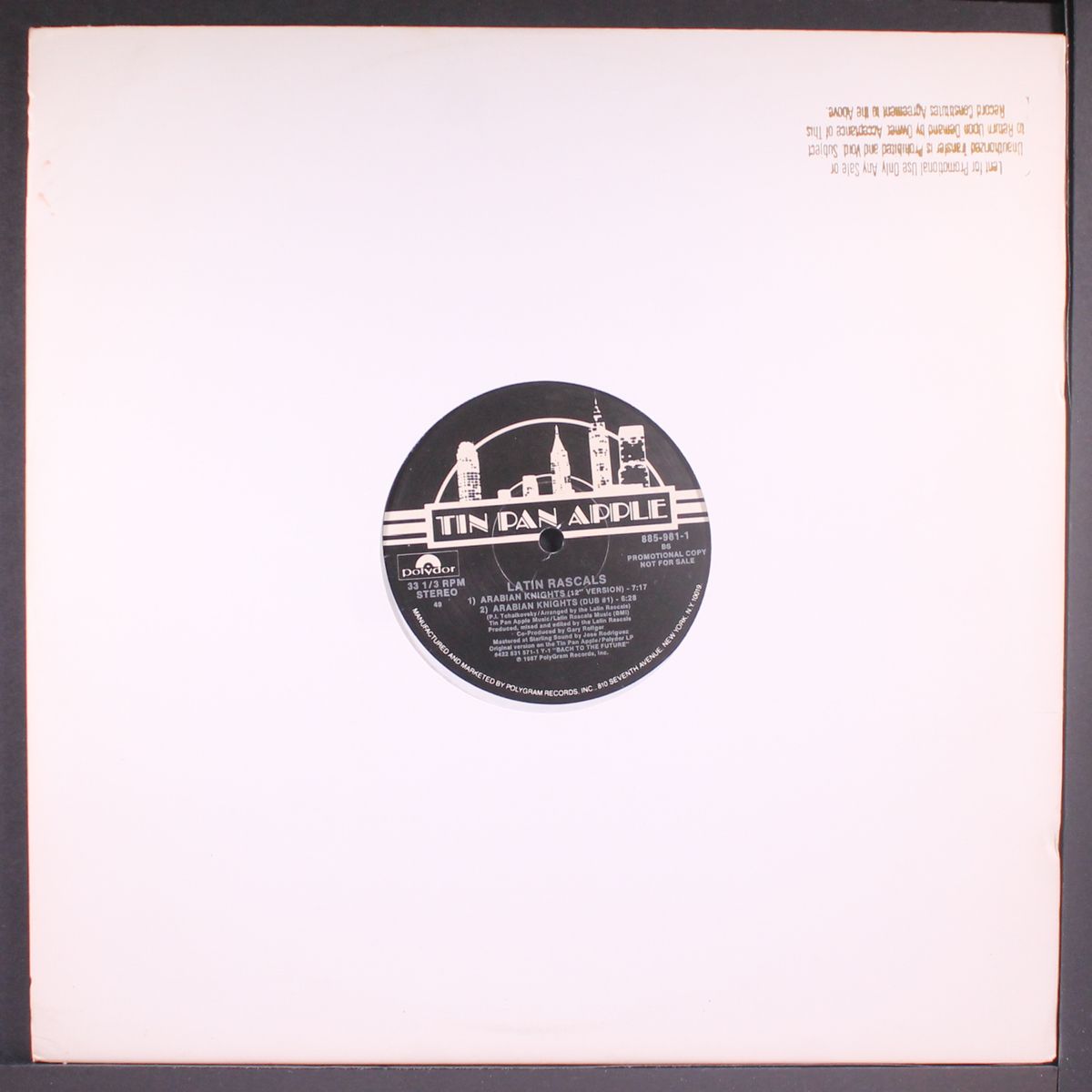 disorderly conduct / arabian knights by LATIN RASCALS