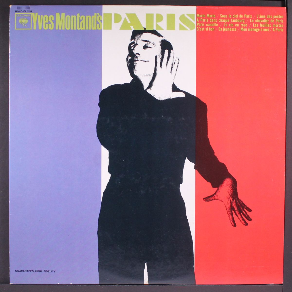 yves montand's paris by YVES MONTAND