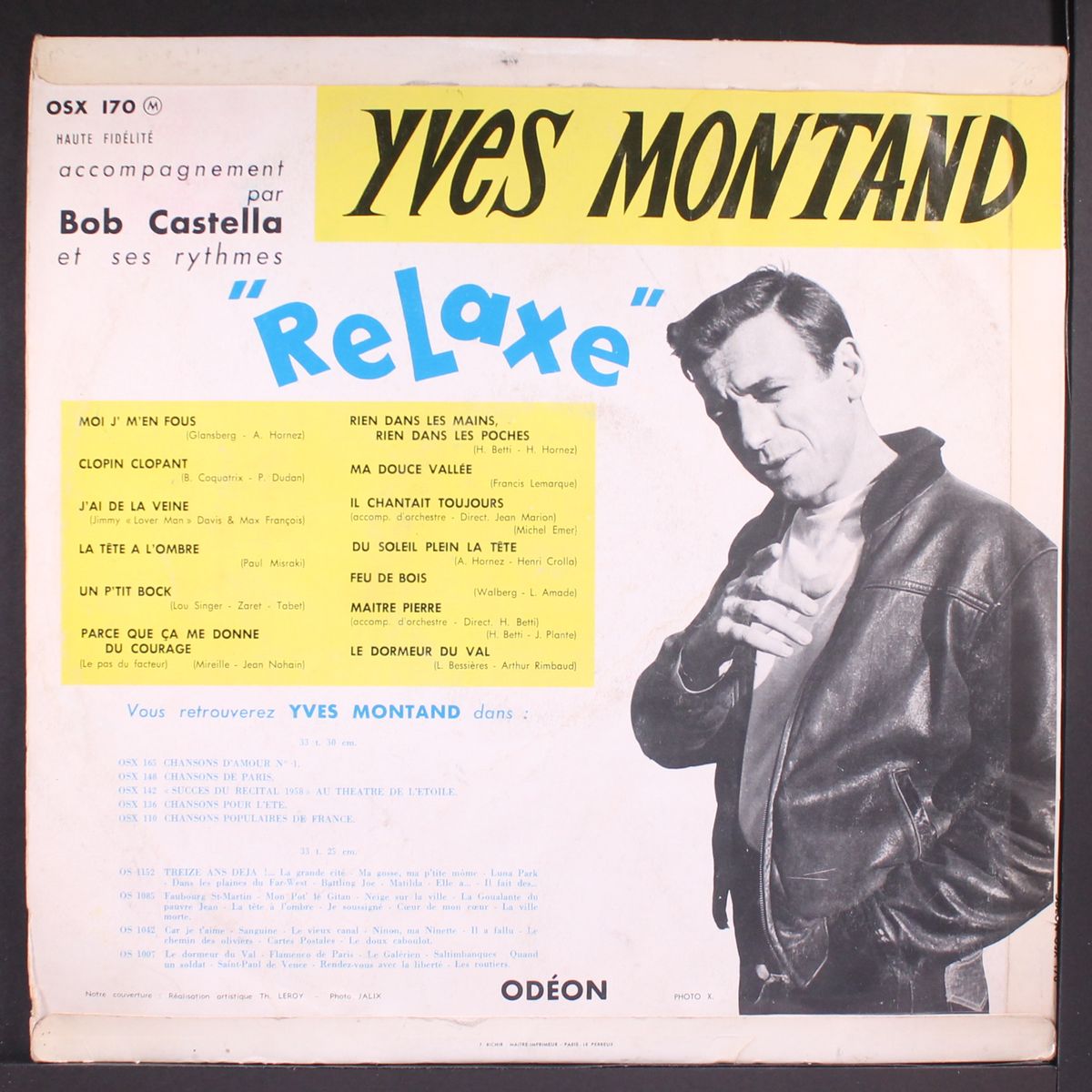 relaxe by YVES MONTAND