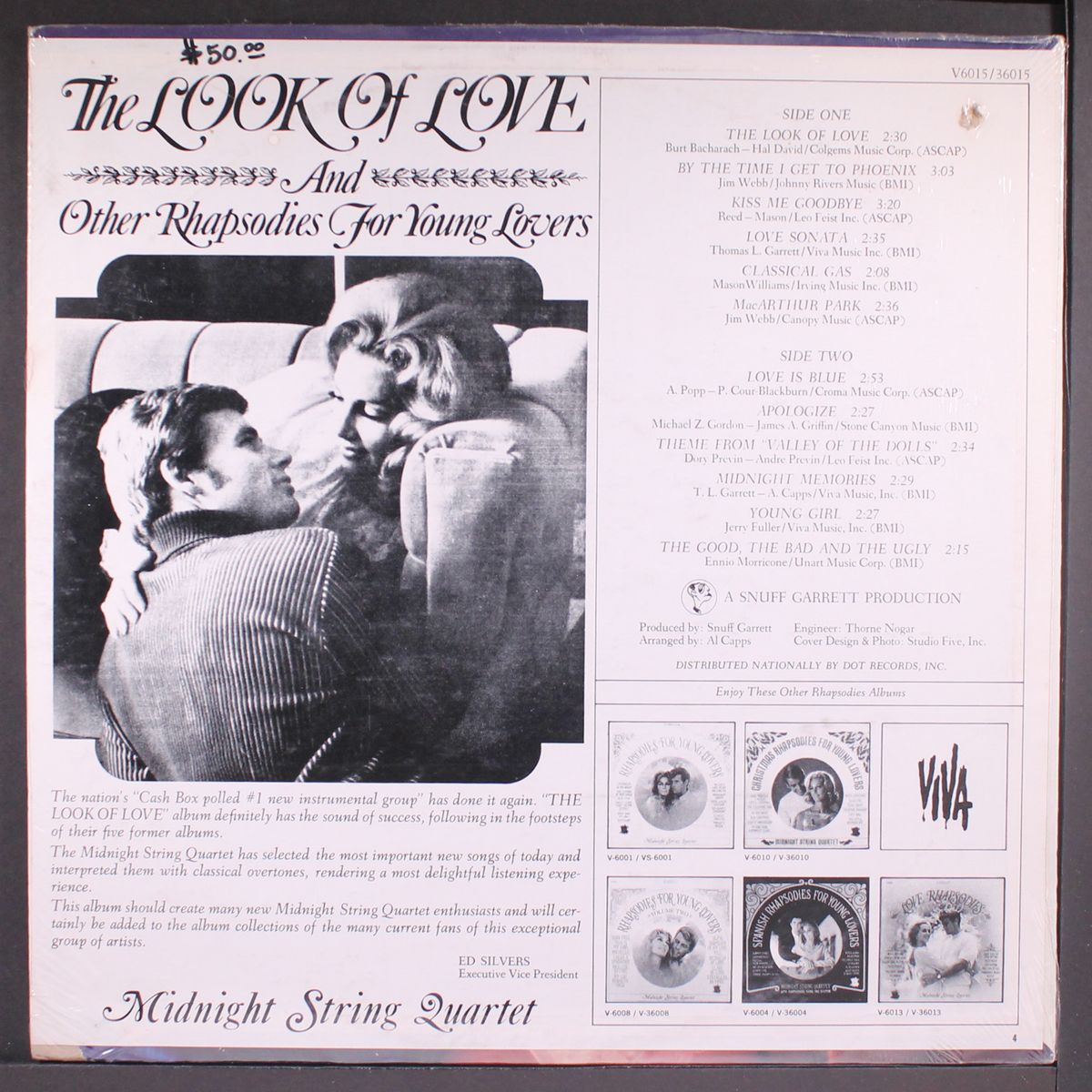 the look of love & other rhapsodies... by MIDNIGHT STRING QUARTET