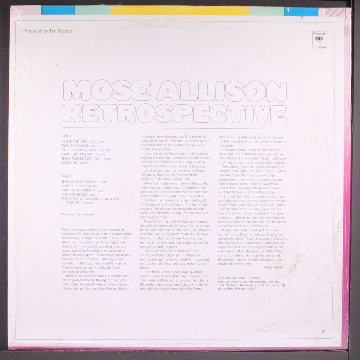 retrospective by MOSE ALLISON