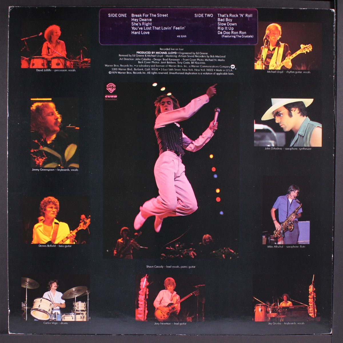 live, that's rock 'n' roll by SHAUN CASSIDY