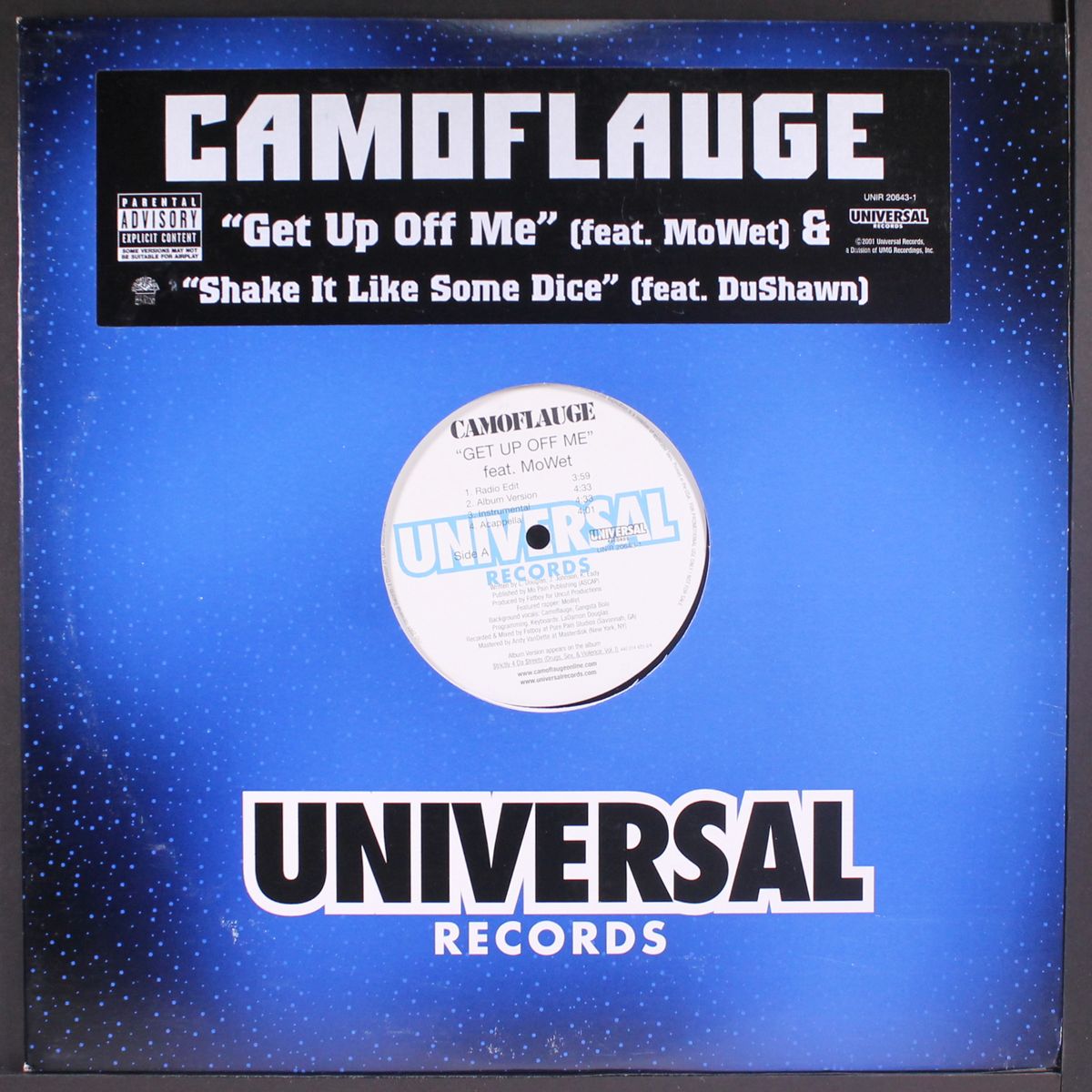 get up off me / shake it like some dice by CAMOFLAUGE