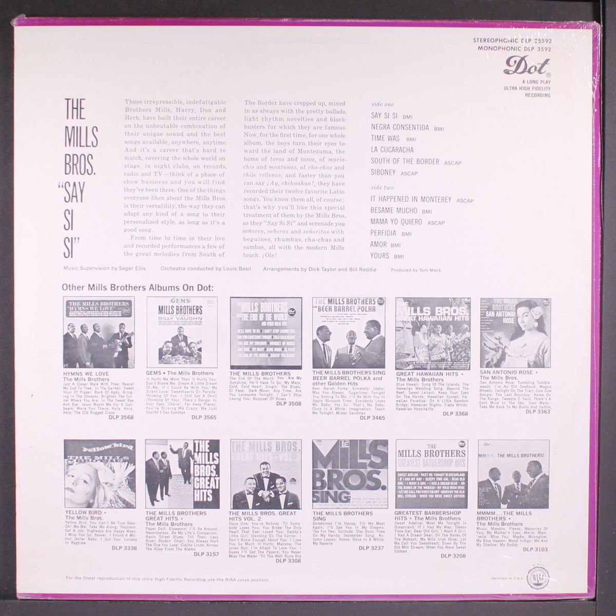 say si si by MILLS BROTHERS