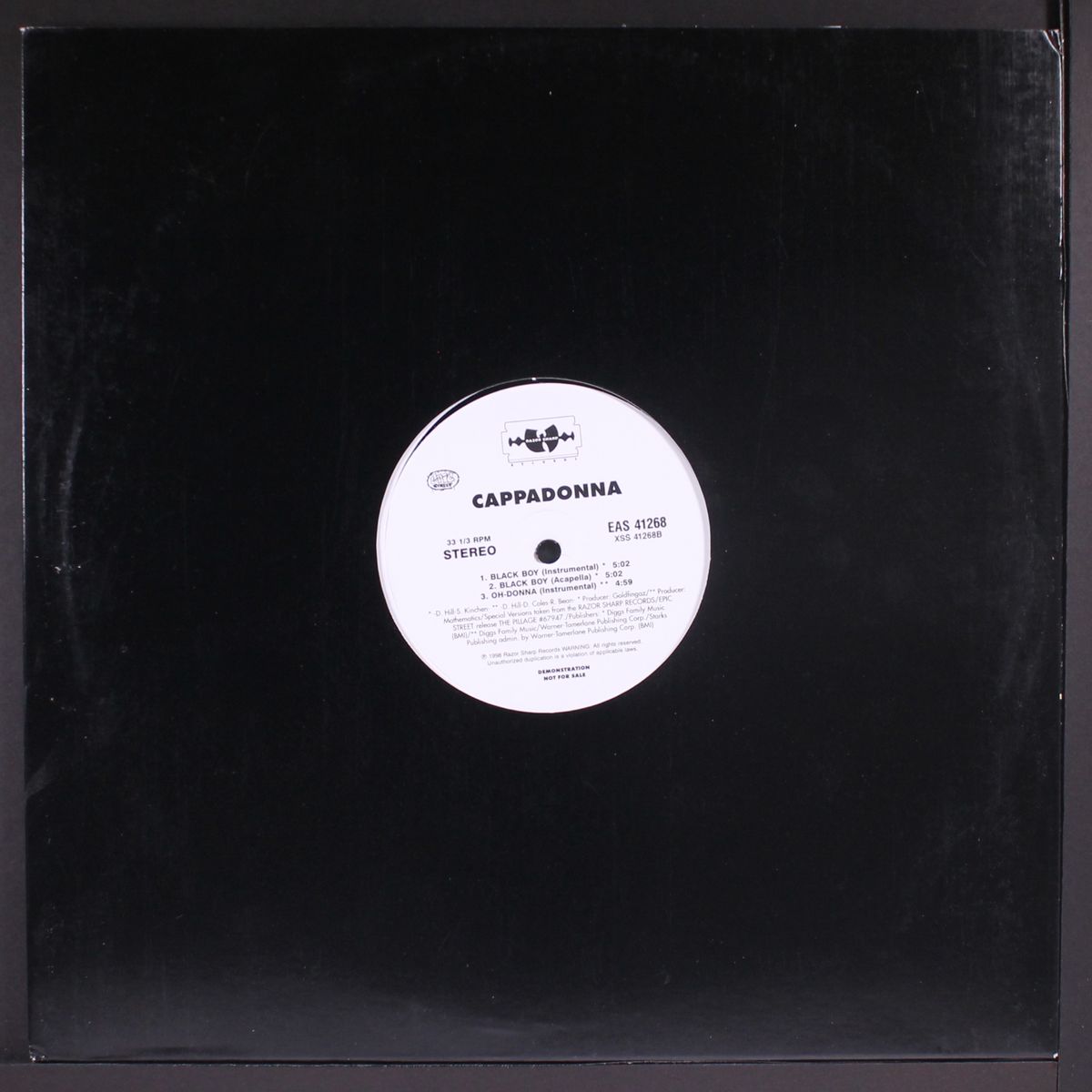 black boy / instrumental by CAPPADONNA