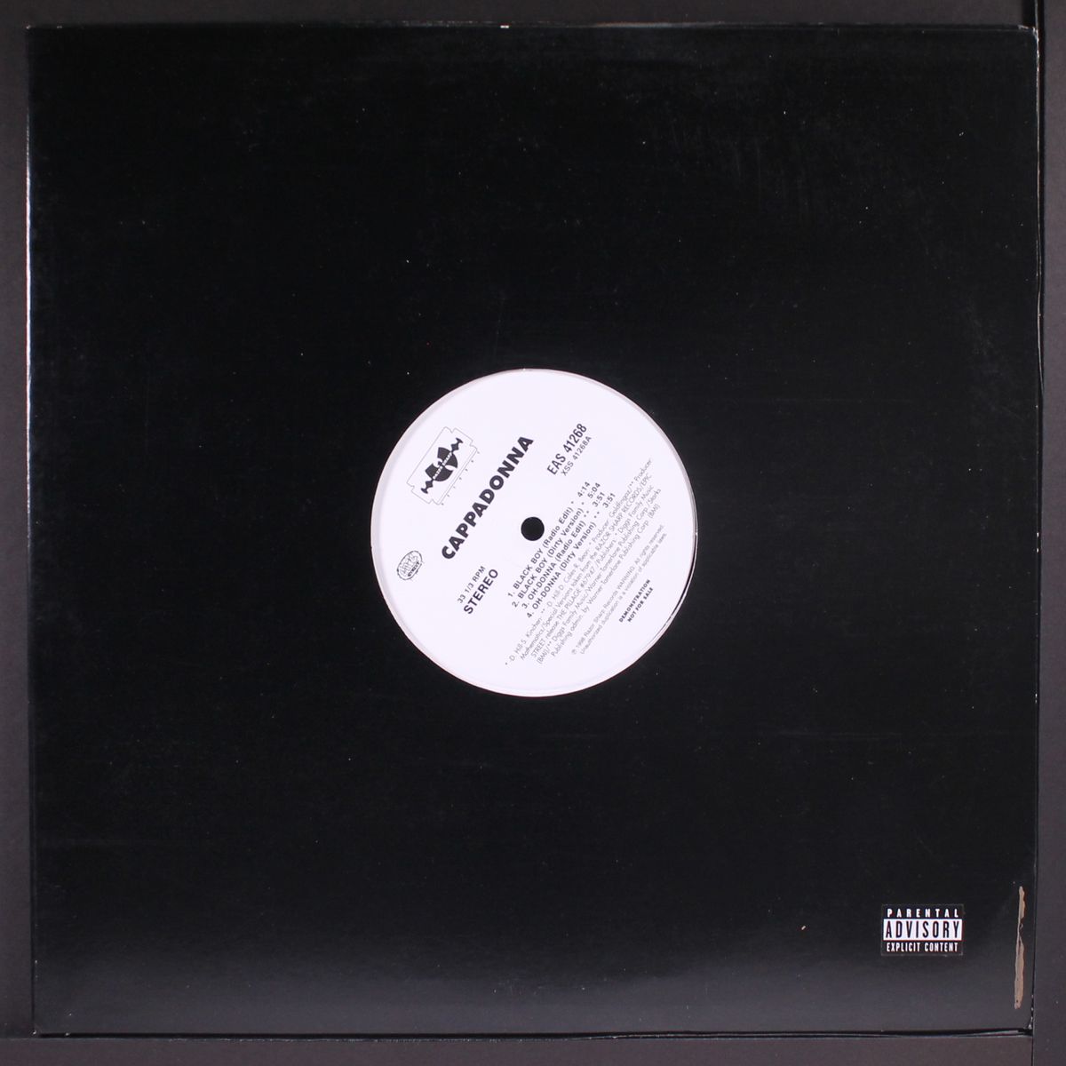 black boy / instrumental by CAPPADONNA