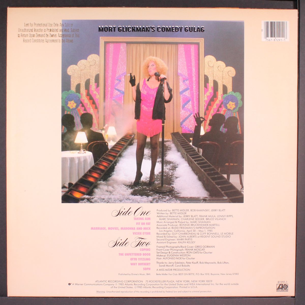 mud will be flung tonight! by BETTE MIDLER