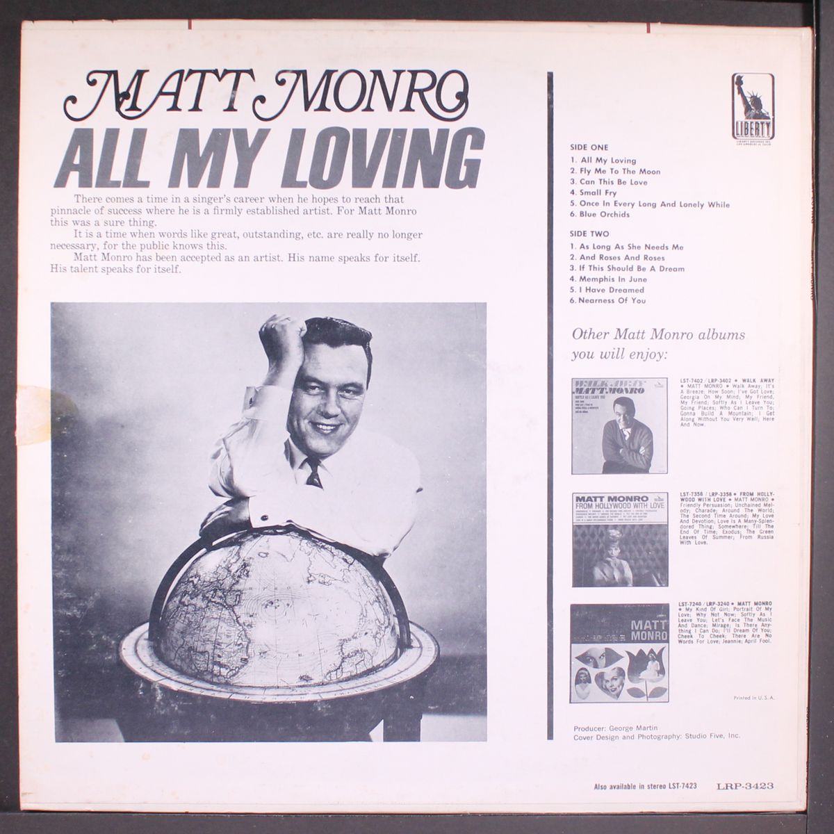 all my loving by MATT MONRO