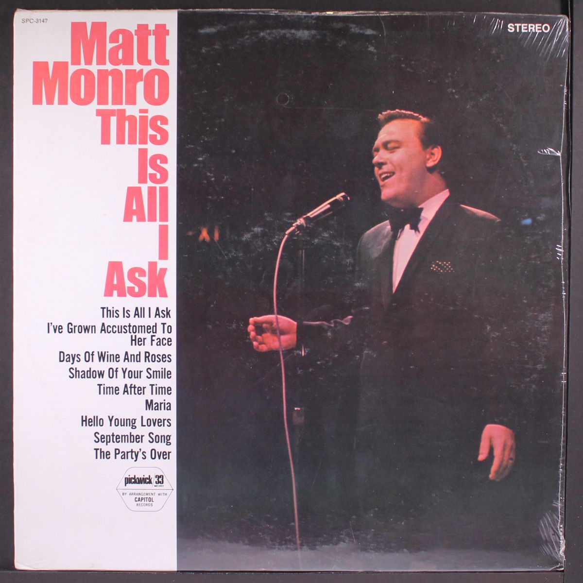 this is all i ask by MATT MONRO