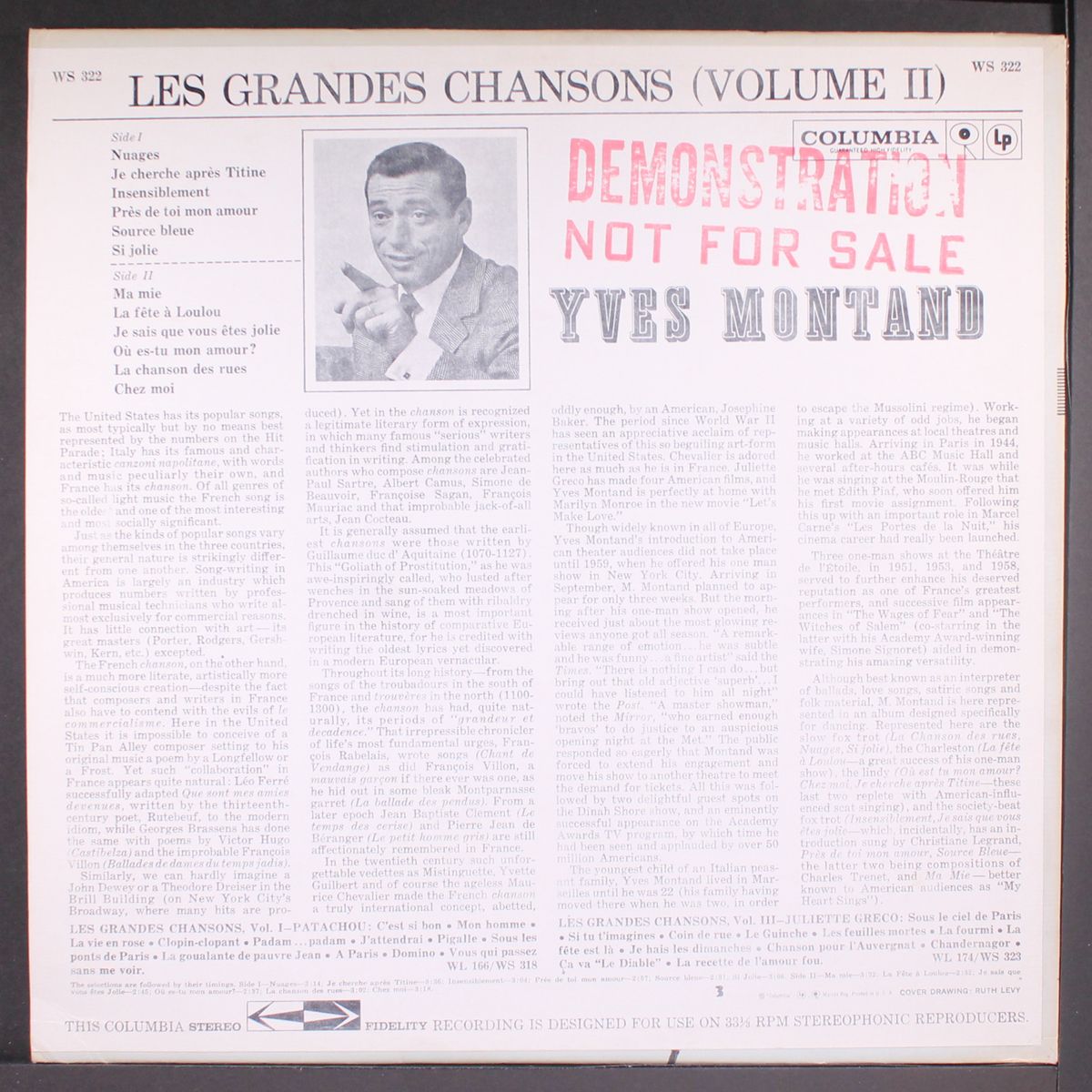 les grandes chansons, vol. 2 by YVES MONTAND