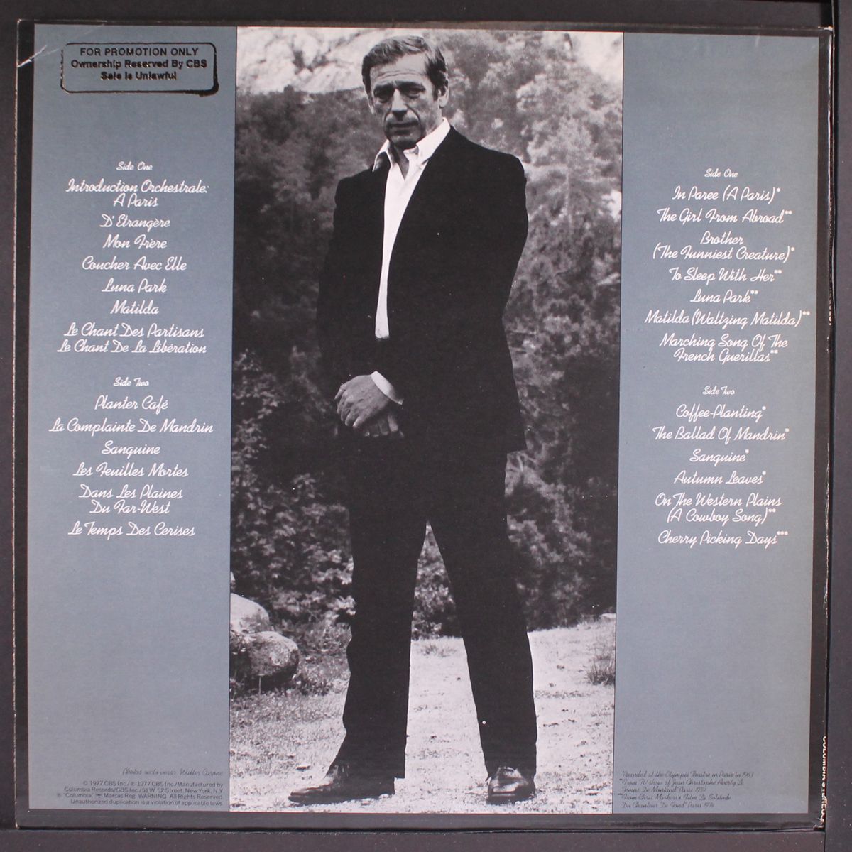 best of, by request by YVES MONTAND