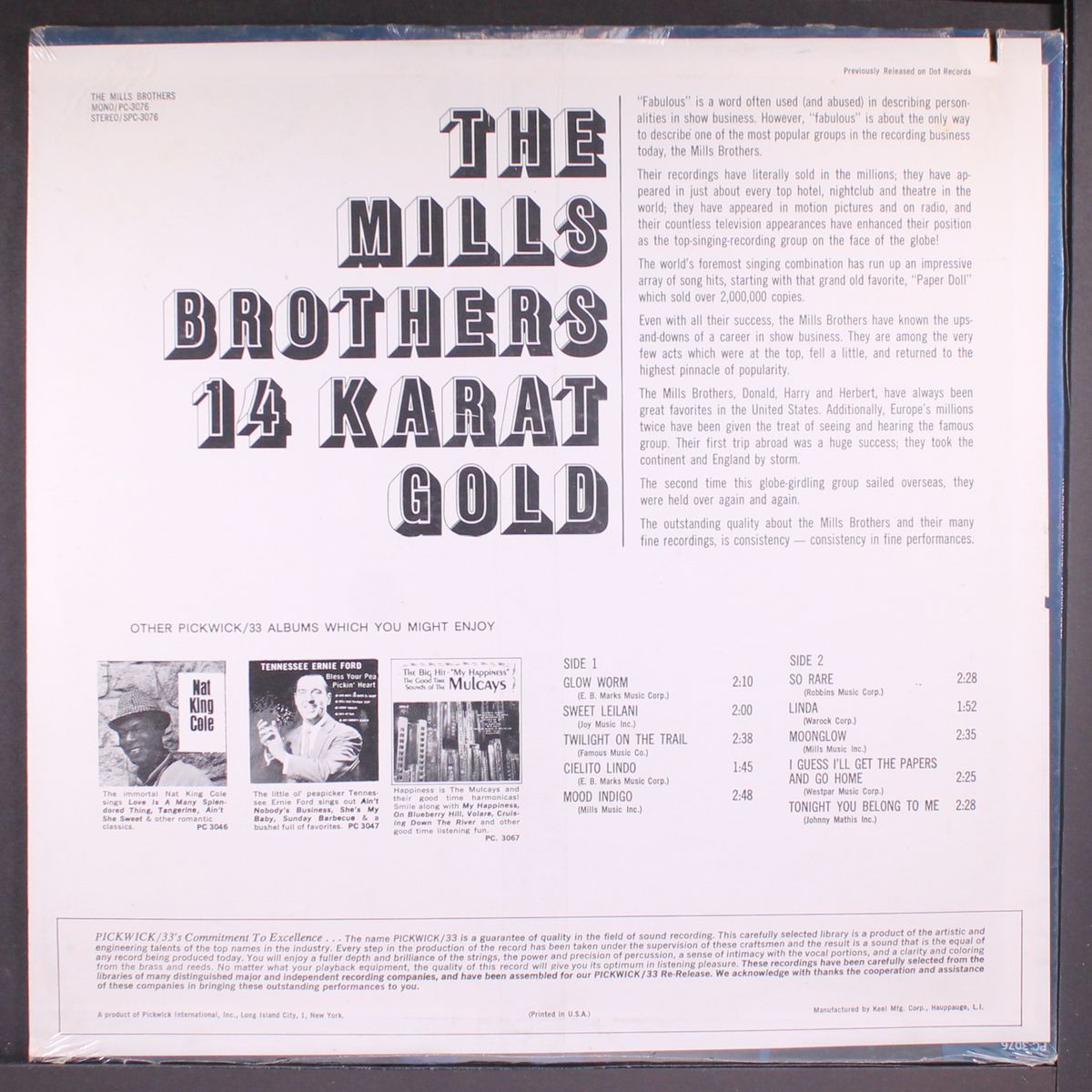 14 karat gold by MILLS BROTHERS