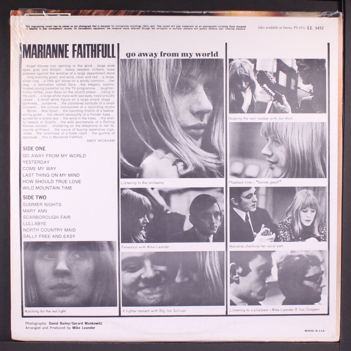 go away from my world by MARIANNE FAITHFULL