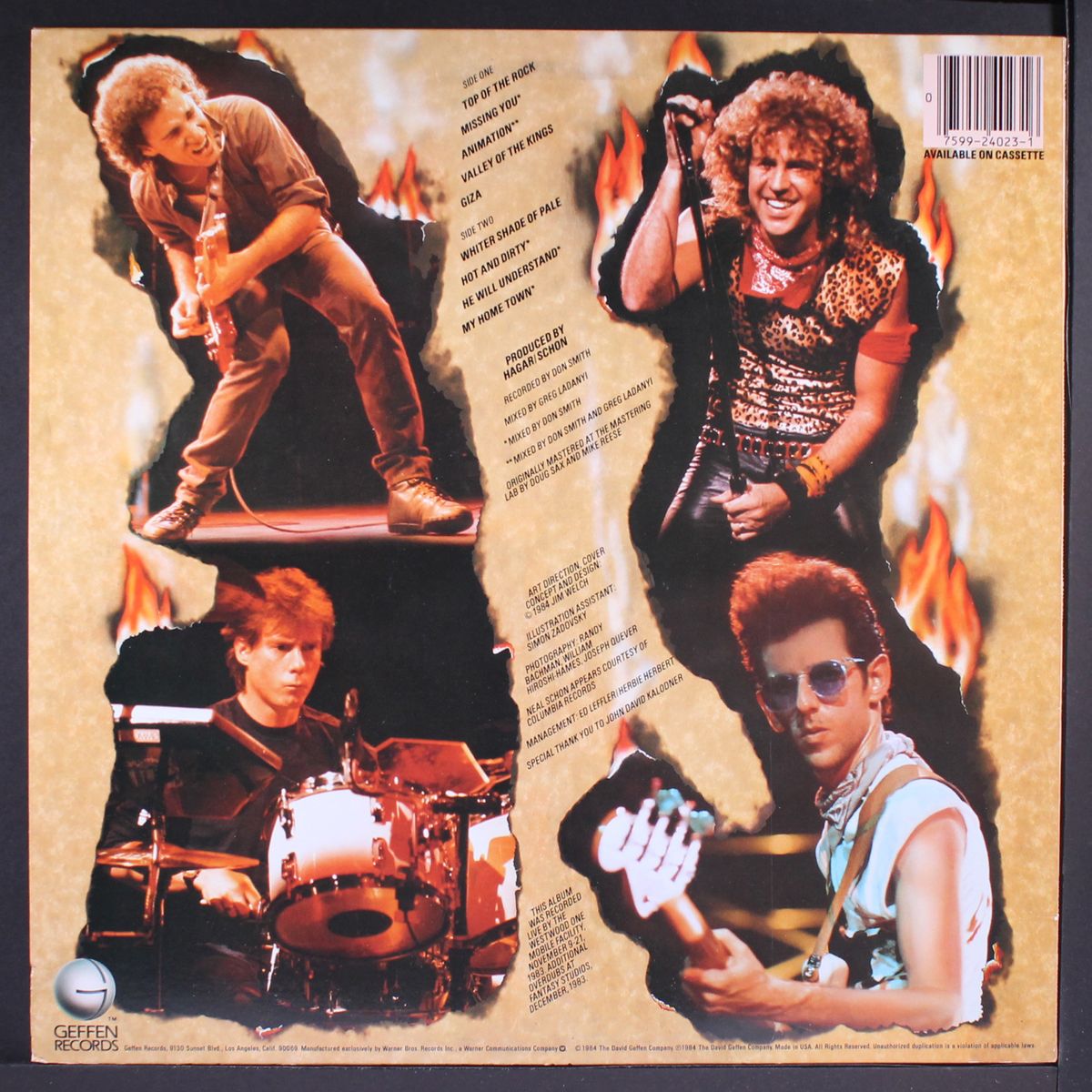 through the fire by HAGAR, SCHON, AARONSHON, SHRIEVE