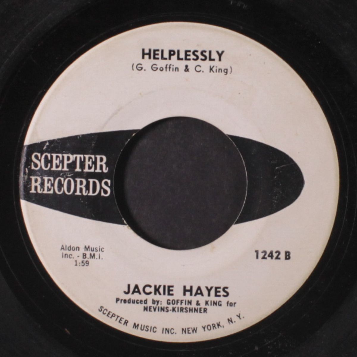 johnny drive me home / helplessly by JACKIE HAYES