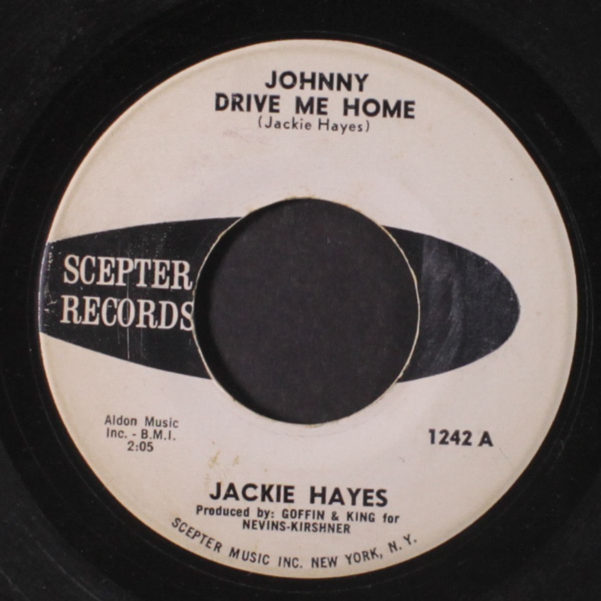johnny drive me home / helplessly by JACKIE HAYES