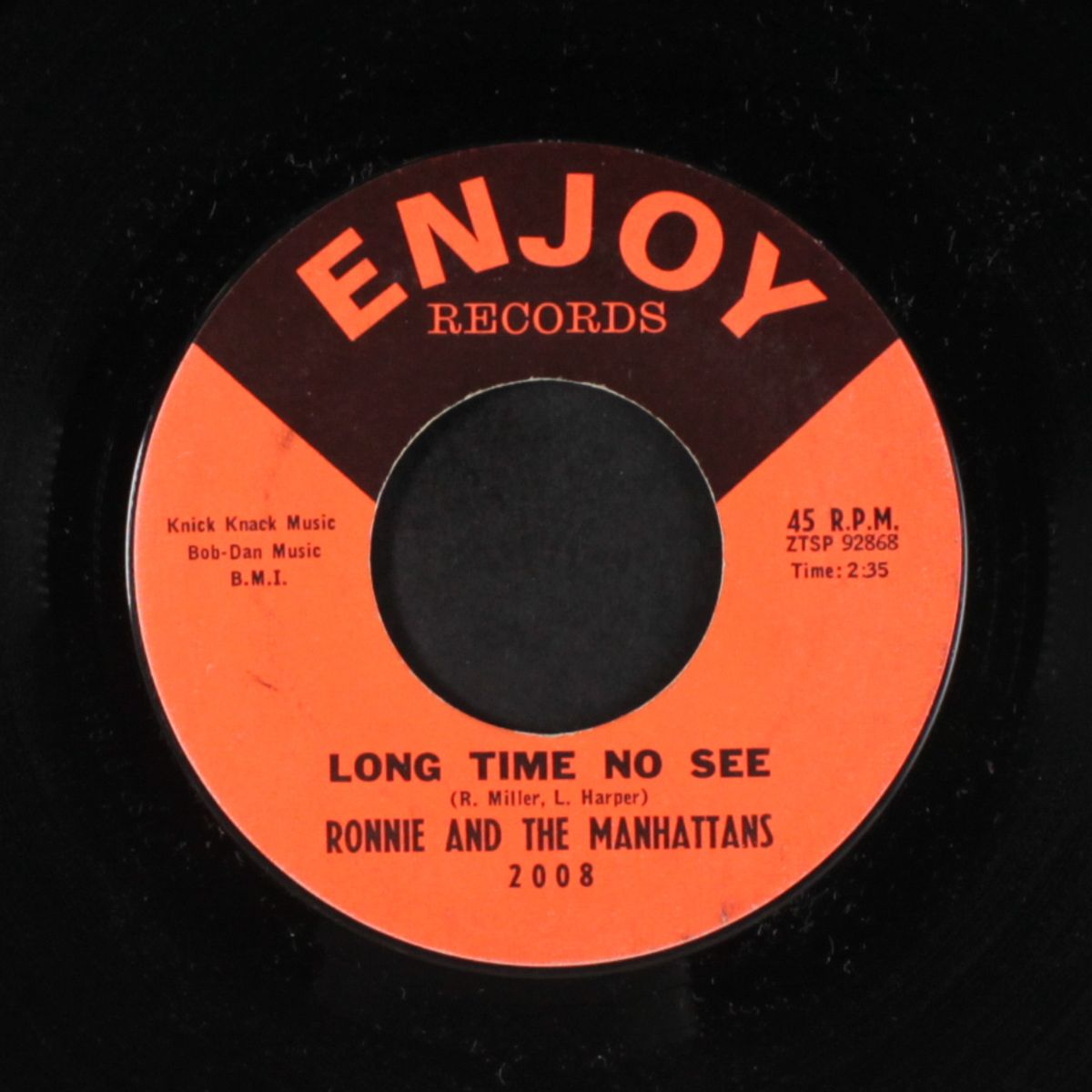 long time no see / come on back by RONNIE & MANHATTANS