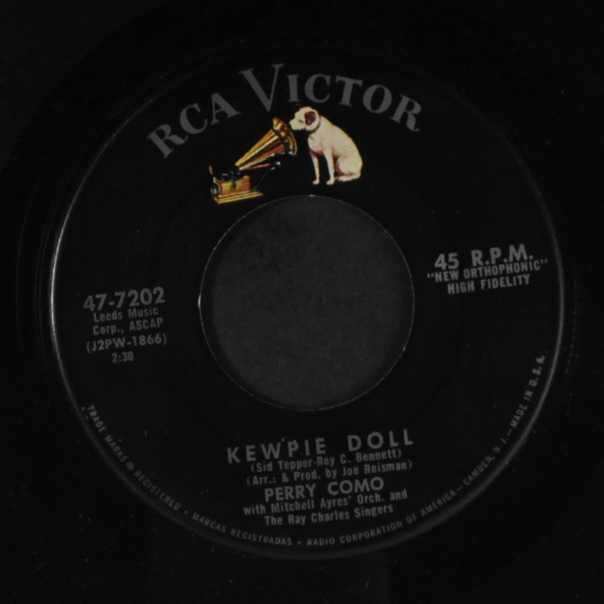 kewpie doll / dance only with me by PERRY COMO