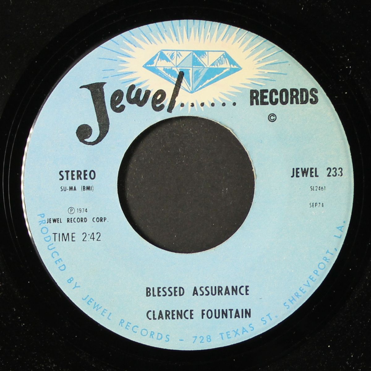 blessed assurance / ain't no way by CLARENCE FOUNTAIN
