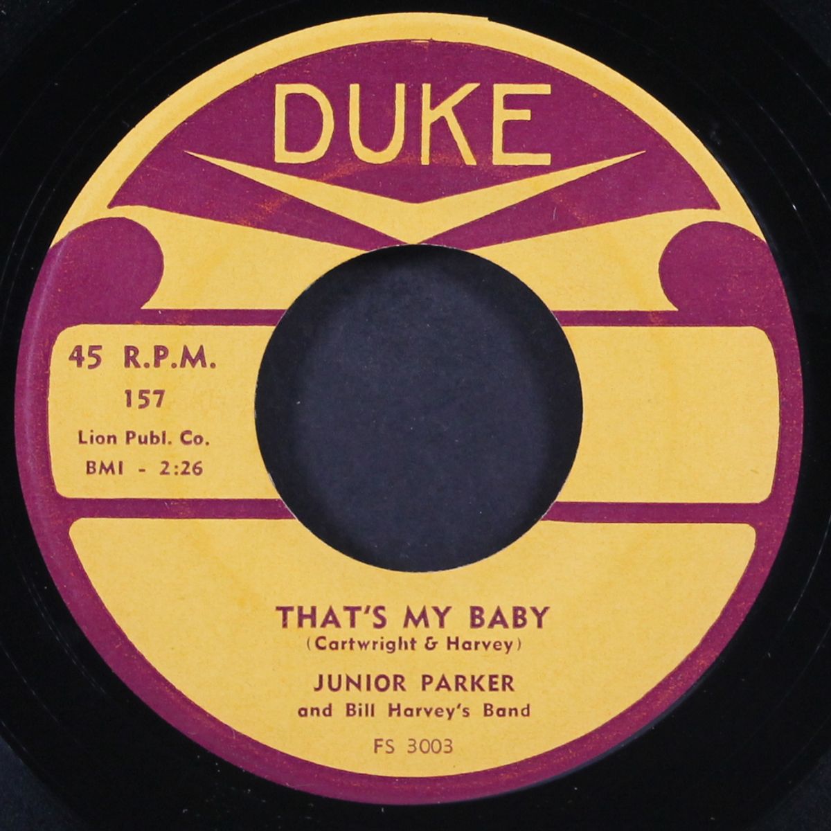 mother-in-law blues / that's my baby by JUNIOR PARKER