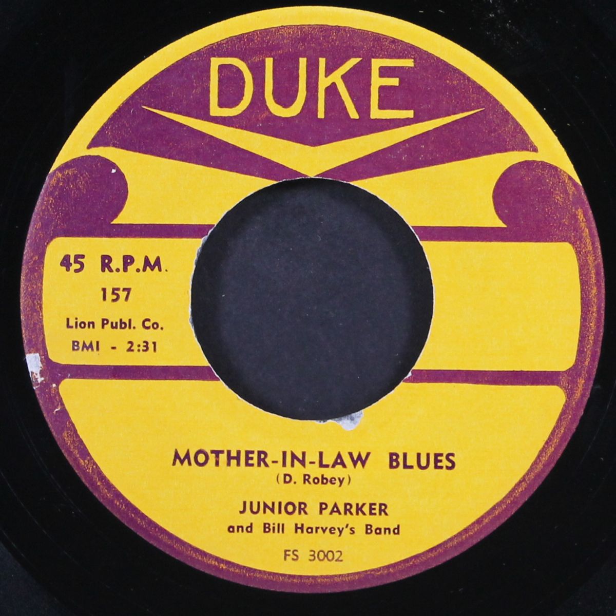 mother-in-law blues / that's my baby by JUNIOR PARKER