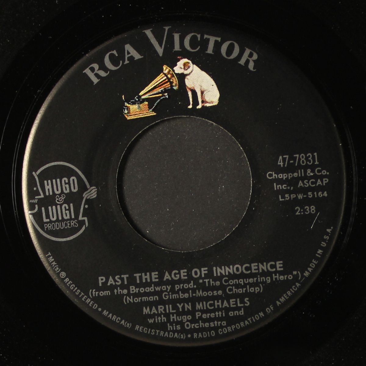 danny / past the age of innocence by MARILYN MICHAELS