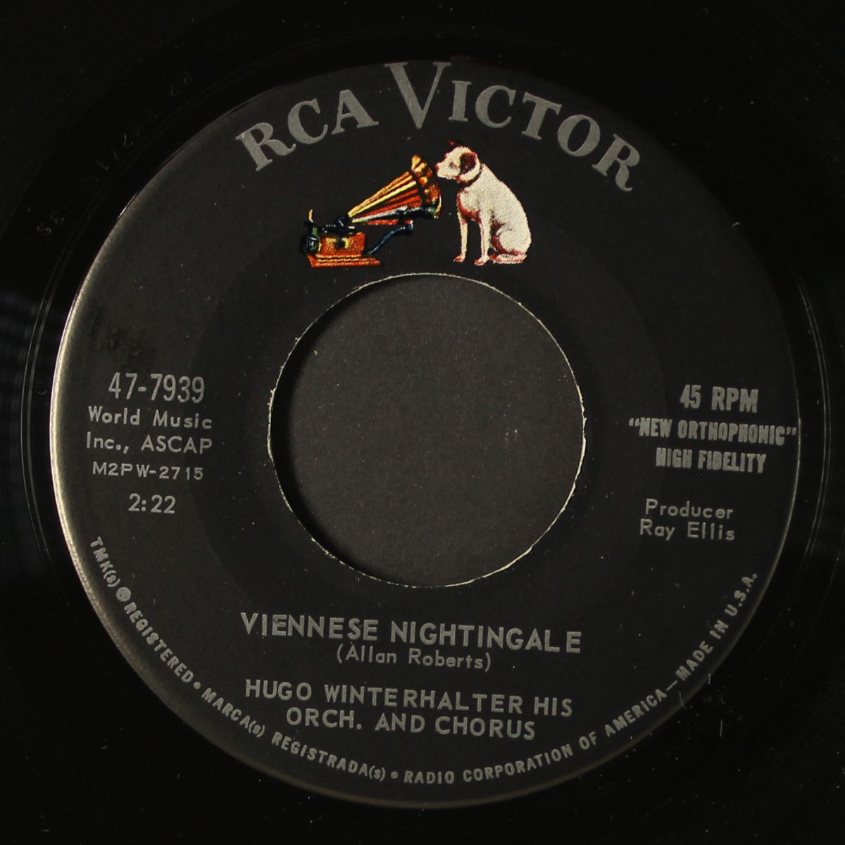 viennese nightingale / i believe in you by HUGO WINTERHALTER