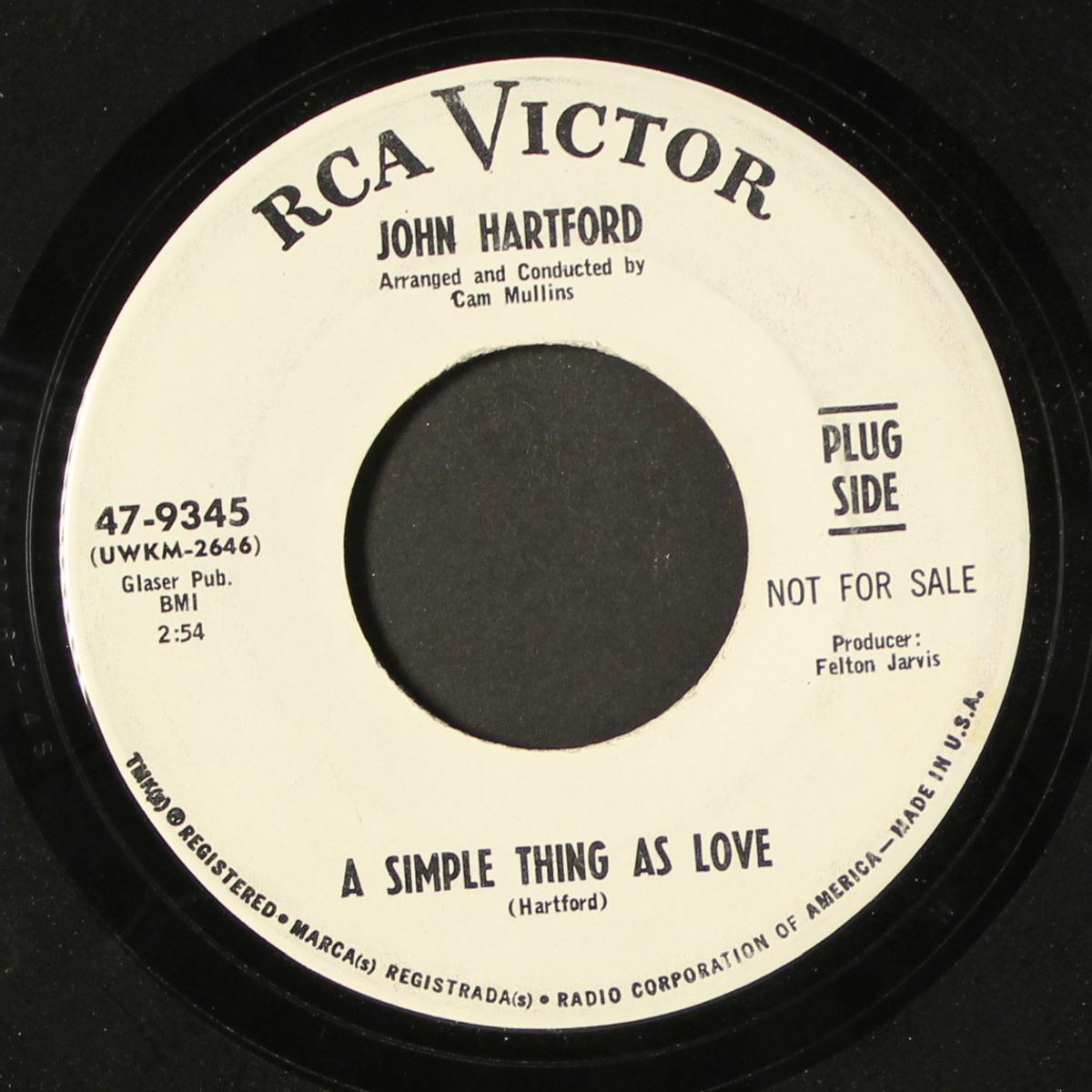 a simple thing as love / landscape grown cold by JOHN HARTFORD