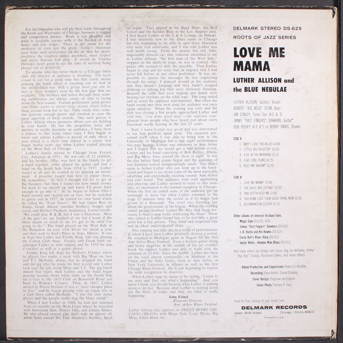love me mama by LUTHER ALLISON
