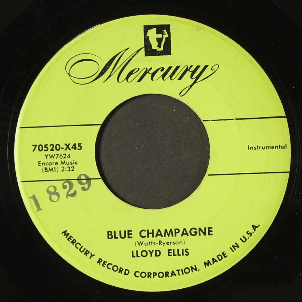boogie blues / blue champagne by LLOYD ELLIS
