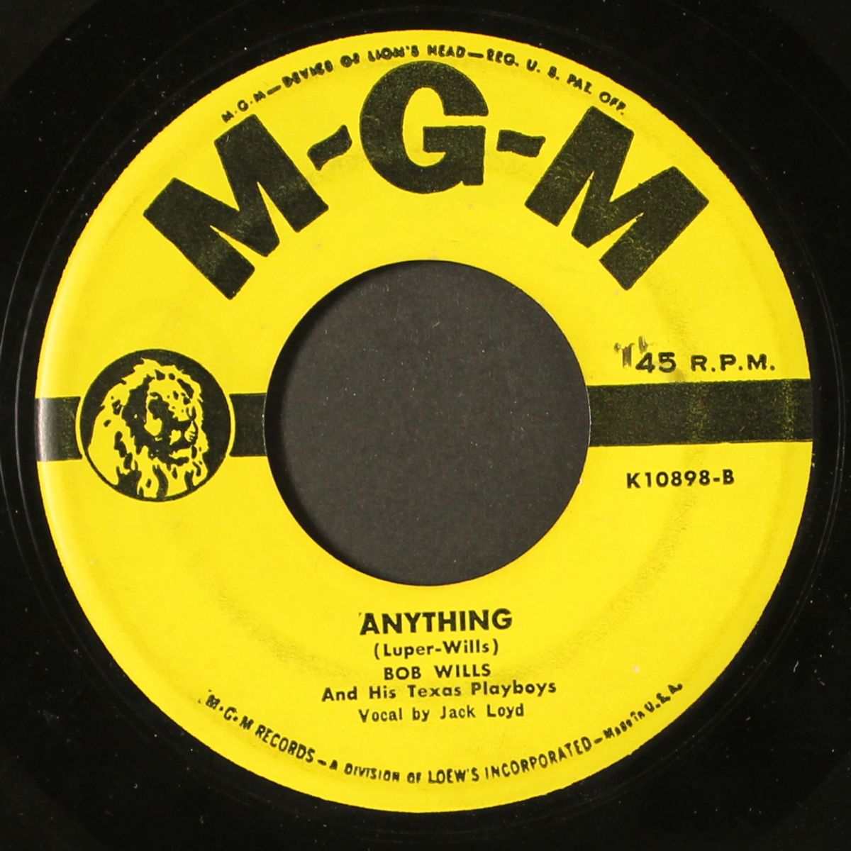 the end of the line / anything by BOB WILLS