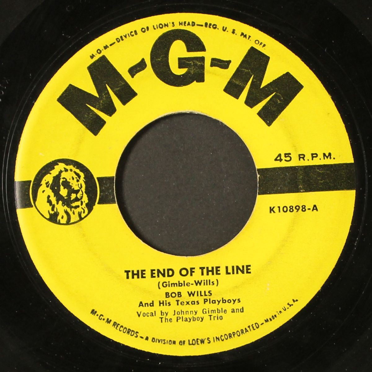 the end of the line / anything by BOB WILLS