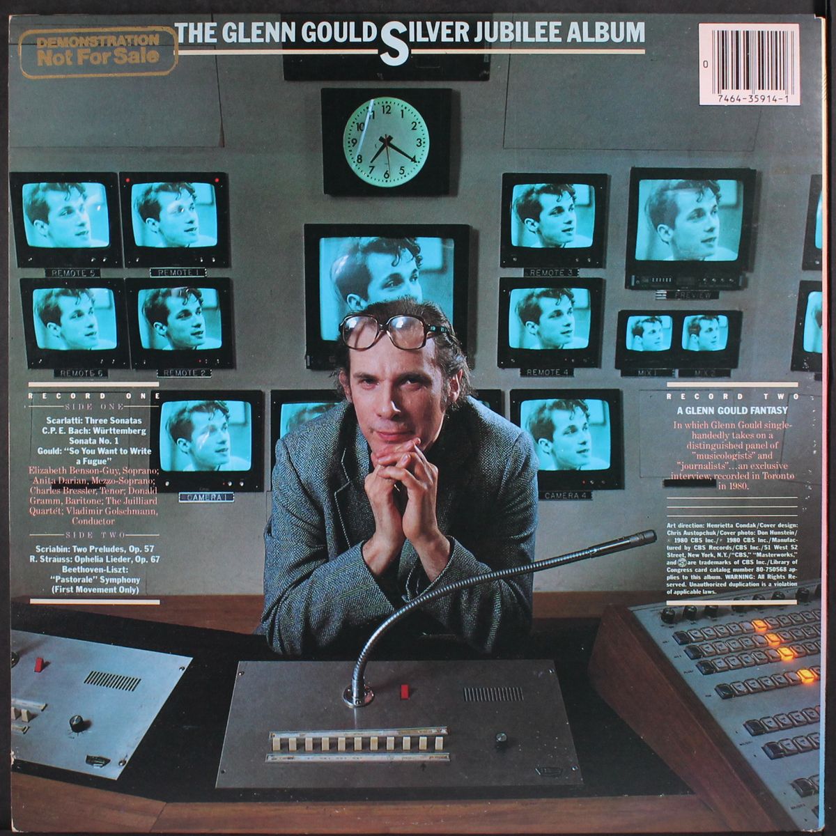silver jubilee album by GLENN GOULD