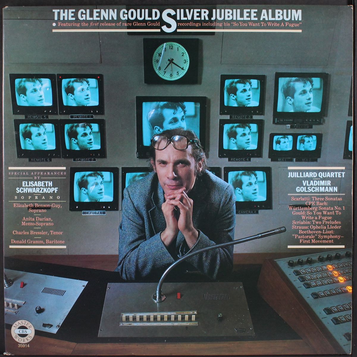 silver jubilee album by GLENN GOULD