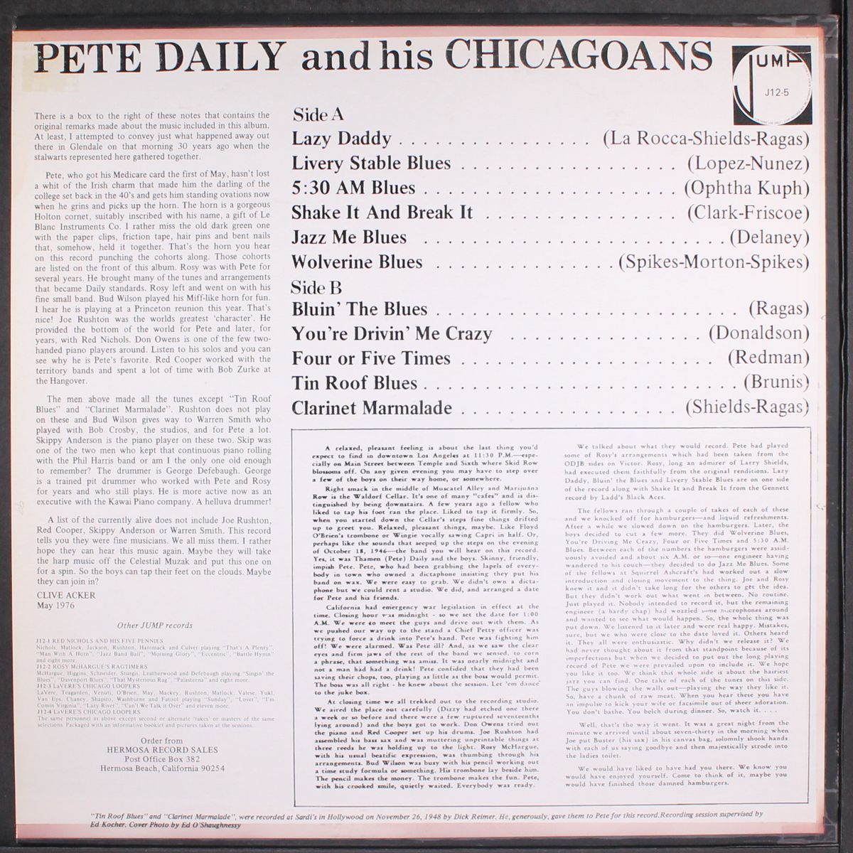 and his chicagoans by PETE DAILY