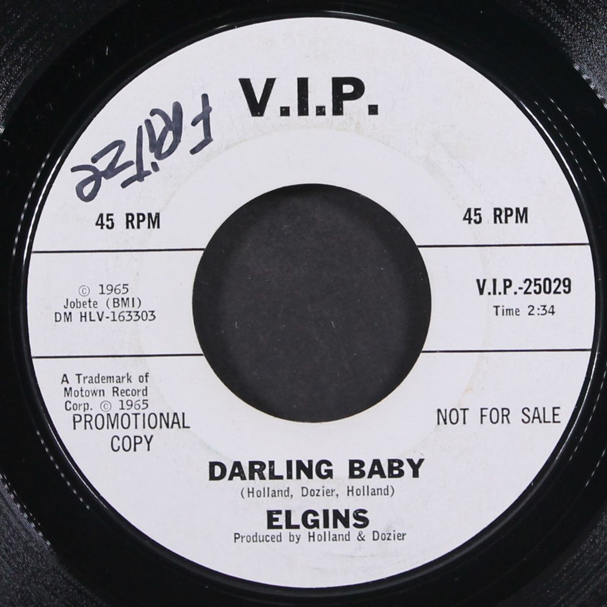 put yourself in my place / darling baby by ELGINS