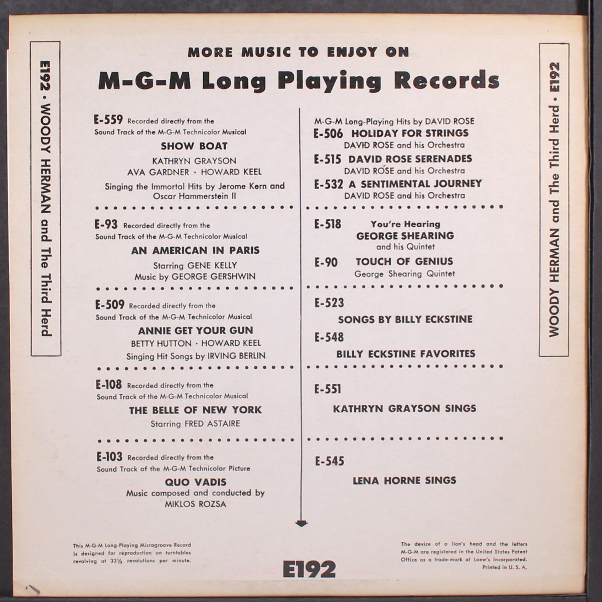 and the third herd by WOODY HERMAN