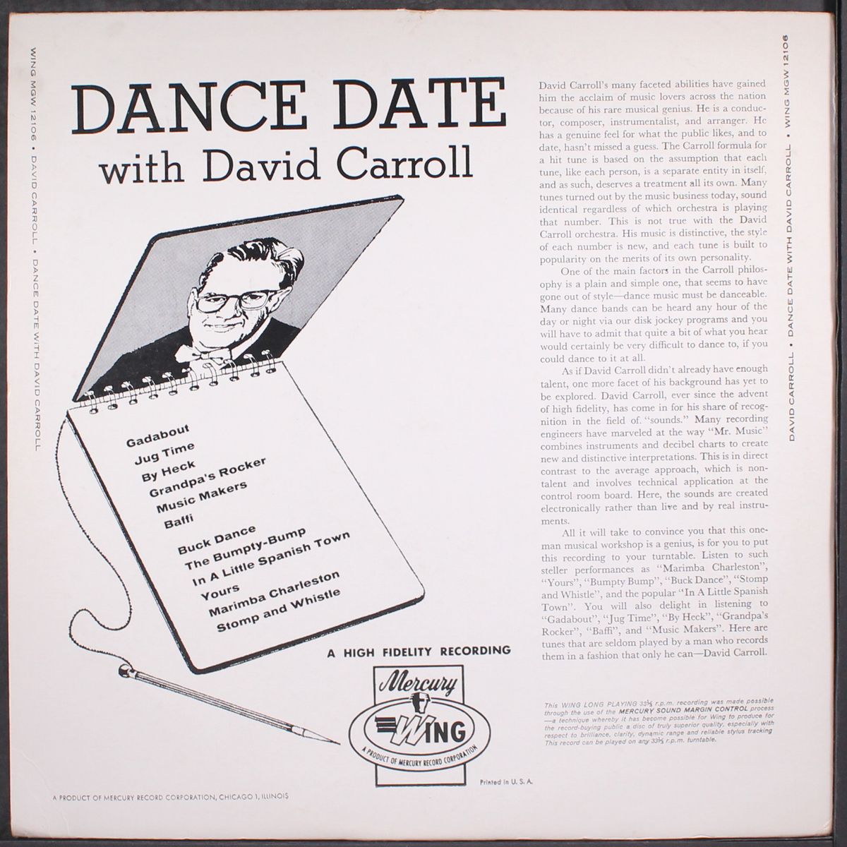dance date with by DAVID CARROLL