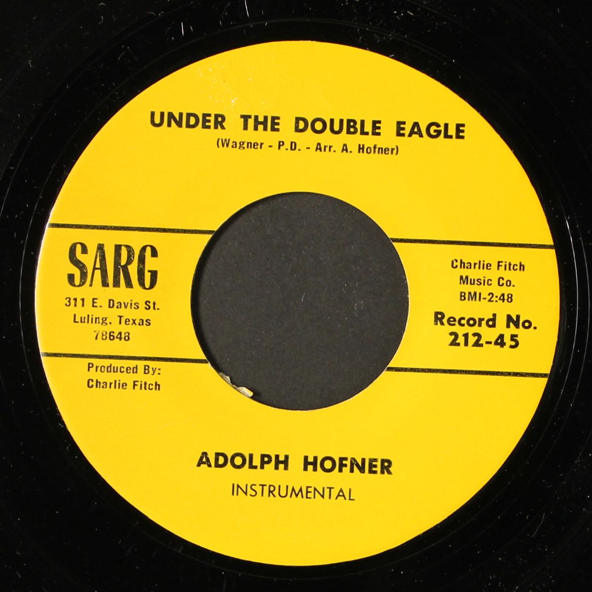 the blue skirt waltz / under the double eagle by ADOLPH HOFNER