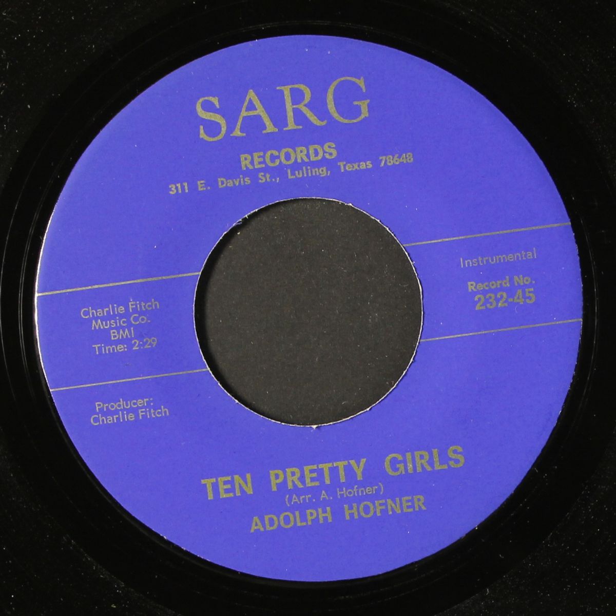 little star in heaven / ten pretty girls by ADOLPH HOFNER