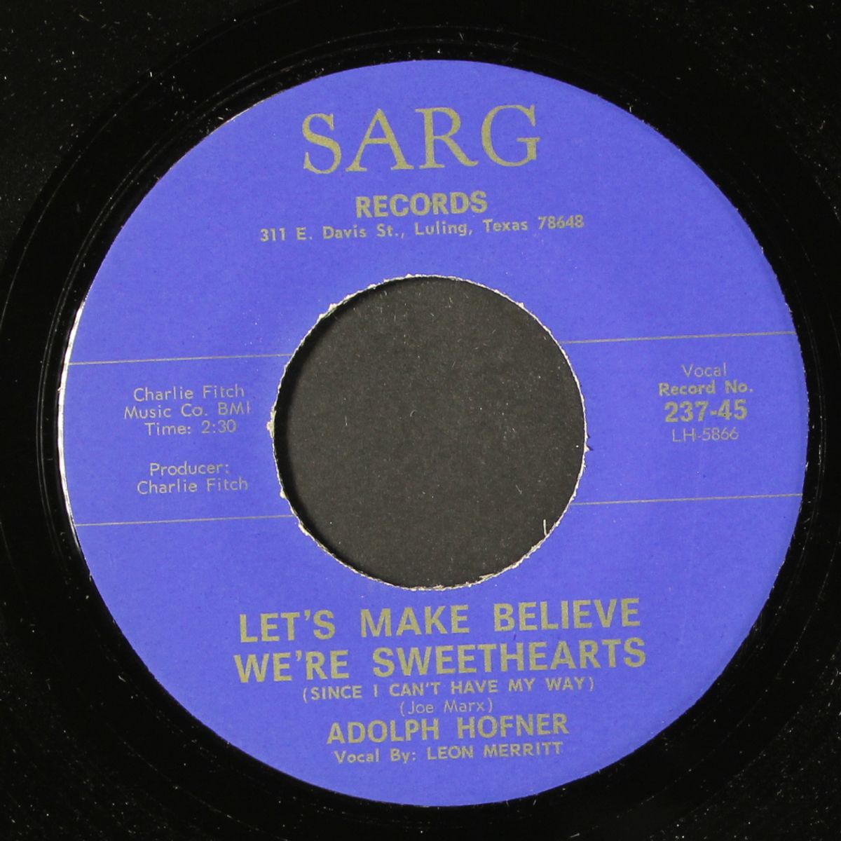 let's make believe we're sweethearts / jessie polka by ADOLPH HOFNER