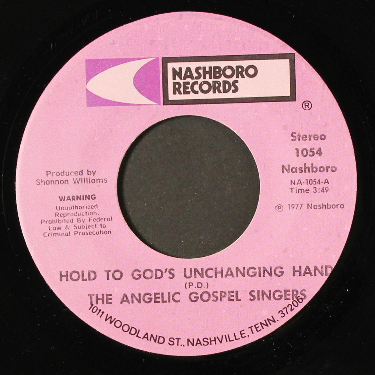 when my savior calls me home / hold to god's unchanging hand by ANGELIC GOSPEL SINGERS