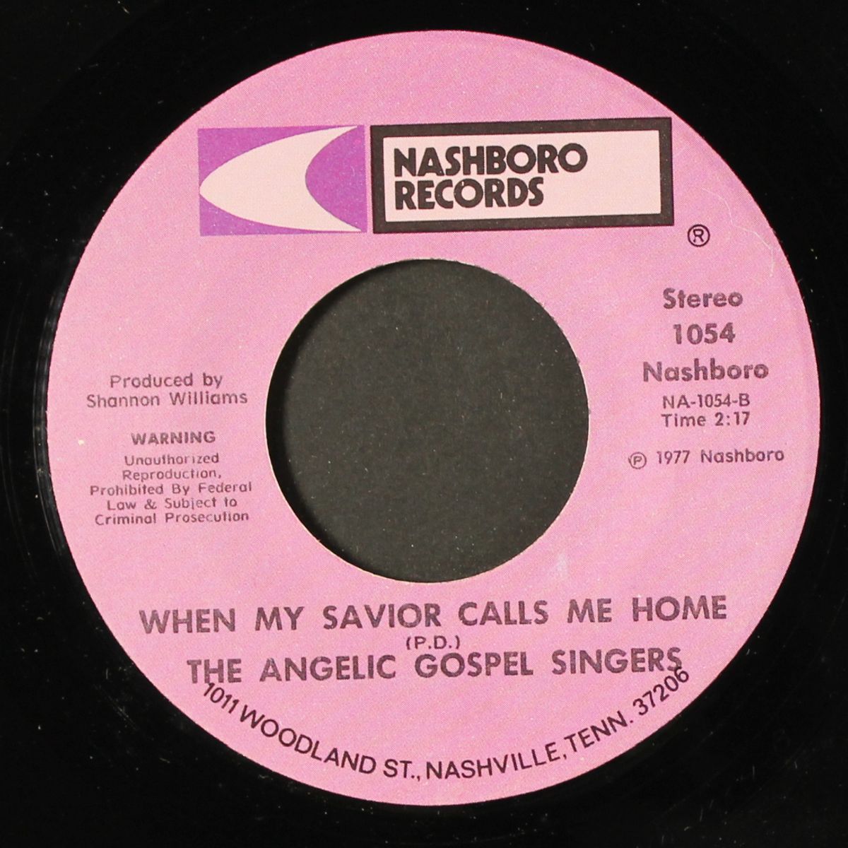 when my savior calls me home / hold to god's unchanging hand by ANGELIC GOSPEL SINGERS