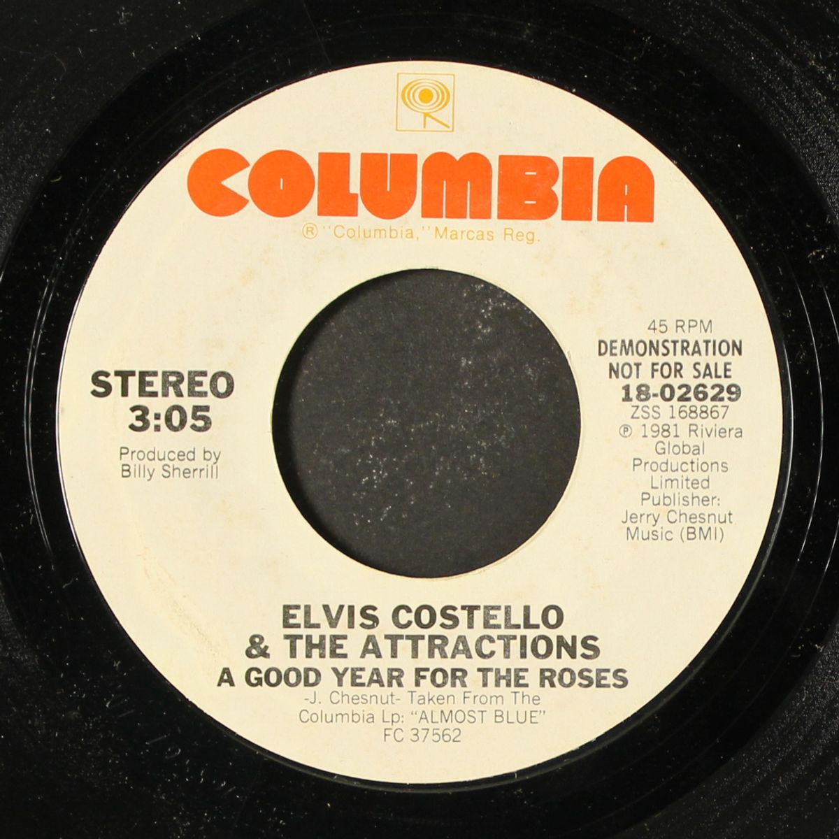 a good year for the roses / same by ELVIS COSTELLO