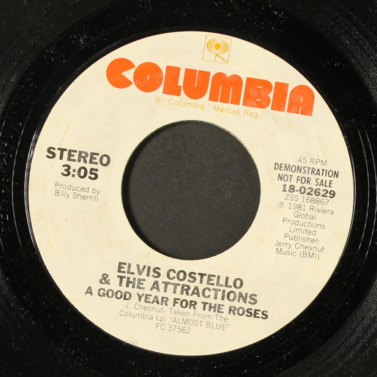 a good year for the roses / same by ELVIS COSTELLO