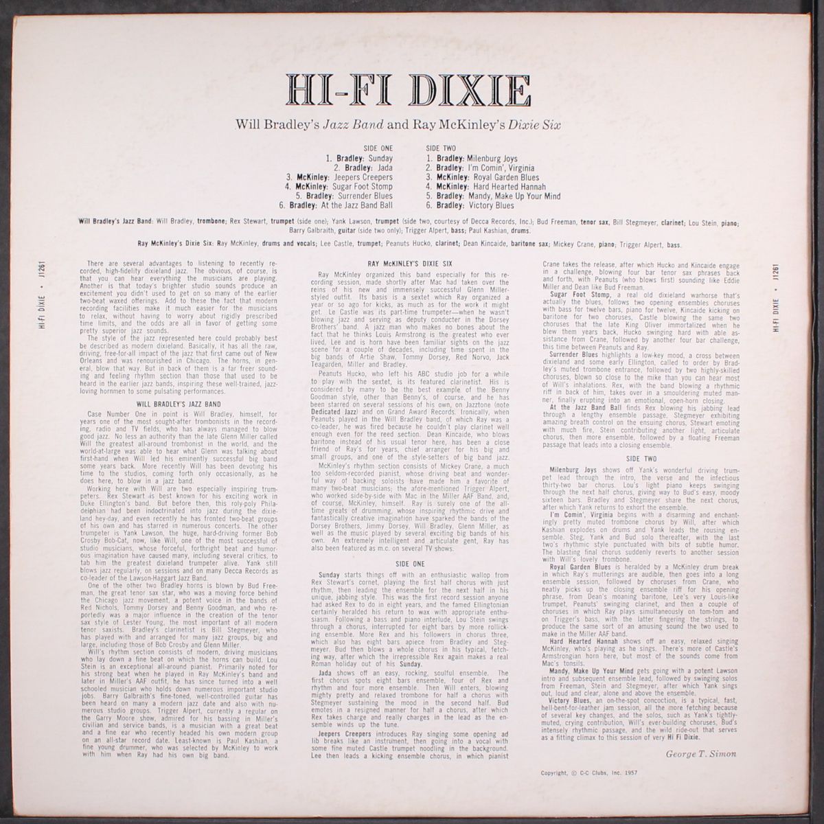hi-fi dixie by WILL BRADLEY / RAY MCKINLEY